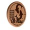 Holland Bar Stool Co University of Mississippi 13" Laser Engraved Solid Wood Sign WSgnLNatMssppU - alternate 1
