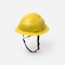 Ironwear Type 2 Class C Vented Full Brim Safety Helmet w/ Chin Strap, Yellow 3969-Y - alternate 2