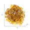 Homeroots Chestnut Round Reflective Fire Pit Glass 479092 - alternate 2