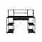 Homeroots 47" Black Computer Desk 491449 - alternate 1