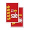 Signmission 1-2 Price, Vinyl Decals Only 24 Inch x 36 Inch, Vinyl Decal, 2PK DSB-2436-2PACK-1-2 Price - alternate 1