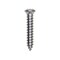 Auveco Phillips Oval Tapping Screw 10 x 1in Chrome #6 Head, 100PK 1804 - alternate 1