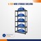 4Dock Light Duty 5-Tier Wire Storage Shelving, 36 x 16 x 72in CJ017 - alternate 3