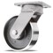 Hamilton Plate Caster, Kingpinless Swivel, Forged Steel, 6 in, 2500 lb S-ZFWH-6FSB-4SL-FB - alternate 1