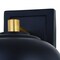Vaxcel Belmont 1 Light Black and Brass Mid Century Modern Dome Bathroom Wall Sconce Fixture W0381 - alternate 5