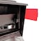 Mail Boss Townhouse Locking Wall-Mount Mailbox, Bronze, 14/16-Gauge Steel 805945 - alternate 3