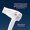 Conair Double Ceramic 2 Speed 1875 Watt Compact Hair Dryer in White and Rose Gold 290DCM - alternate 4