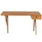 Homeroots 54" Brown Acacia Wood Writing Desk 389439 - alternate 1