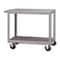 Pucel Heavy Duty Shop Truck, 48 in W x 30 in D x 33.5 in H, Two Shelves, Push Handle, Light Blue 3048-DT-2S - alternate 1