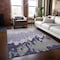 Homeroots 10' X 14' Purple And Ivory Abstract Washable Indoor Outdoor Area Rug 613655 - alternate 3