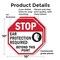 Signmission Stop Ear Protection Required Beyond, 10 inch X 10 inch, Plastic Sign, 2PK OC-P-2PACK-10-178 - alternate 6