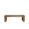 Homeroots 58" Natural Distressed Solid Wood Dining Bench 524065 - alternate 1