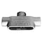 Crouse-Hinds Condulets and Unilets, 3/4'' Hub, Zinc Electroplated/Chromate/Epoxy Powder Coated, Grayloy Iron, Fo TB27 - alternate 1
