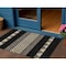 Homeroots 3' X 5' Black Ivory And Wheat Southwestern Washable Indoor Outdoor Area Rug 613885 - alternate 1