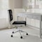 Martha Stewart Lulu Upholstered Office Chair in Black/Polished Nickel CH-240229-1-BK-MS - alternate 6