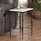Baxton Studio Akanji Marble End Table, Rectangle 270-14708-ZORO - alternate 2