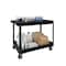 Hirsh Utility Cart, Steel, 2 Shelves, 24 in W, 32 in H 22641 - alternate 4