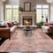 World Rug Gallery Vintage Bohemian Machine Washable Non Slip Area Rug 9 ft x 12 ft Multi 6024MULTI9X12 - alternate 1