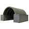 Mytee Products 40x40ft Military Green PVC Shipping Container Shelter Roof No End Walls Strong CSB4040-MG - alternate 1