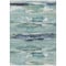 Homeroots 5' X 8' Sage Teal Blue And Navy Blue Abstract Washable Indoor Outdoor Area Rug 612480 - alternate 3