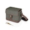 Picnic Time Family Of Brands Beer Caddy Cooler Tote with Opener, Khaki Green with Brown Accents 762-00-140-000-0 - alternate 1