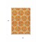 Homeroots 5' X 8' Orange And Blue Geometric Washable Indoor Outdoor Area Rug 613513 - alternate 4