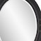 Homeroots 33" Black Ornate Oval Wood Framed Accent Mirror 384183 - alternate 4