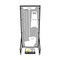 5S Supplies Housekeeping Shadow Board Broom Station V18, Gray / White, Kit HSB-V18-GRAY/WHITE-KIT - alternate 1