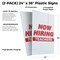 Signmission Teachers, Plastic Signs Only 24 Inch x 36 Inch, Corrugated Plastic, 2PK CSB-2436-2PACK-TEACHERS - alternate 2