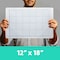 Flipside 12 x 18 Two Sided Quadrant Grid Dry Erase Board - 1/2" Square Class Pack  24 22024 - alternate 2