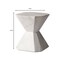 Leisuremod Azure 17 in Modern Round Fiberstone Side Table, Weather-Resistant, Fully Assembled AST17MW - alternate 3
