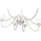 Z-Lite Katerina 8 Light Chandelier, Brushed Nickel, 46 In W x 32.5 In H 1950-8BN - alternate 3