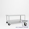 Pucel Extra Heavy Duty Shop Truck, 34 in W x 72 in D x 36 in H, Black ET-3472-2P - alternate 1