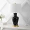 Jonathan Y Julian 29" Traditional Classic Ceramic Urn LED Table Lamp, Black JYL4026F - alternate 5