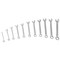Performance Tool 11 pc. Metric Combination Wrench Set, Chrome Vanadium, Storage Rack W1062 - alternate 1