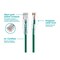 Monoprice Slim Cat6 Utp Network Cable, 1 ft.Green 14795 - alternate 2
