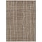 Homeroots 5' X 8' Taupe Brown And Ivory Striped Washable Indoor Outdoor Area Rug 597440 - alternate 3