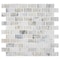Andova Tiles Zalo 1-in. x 2-in. Brick Joint Glass Wall & Floor Mosaic Tile (1 Square Feet Per Sheet) ANDZAL608 - alternate 3