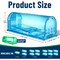 Campior Humane Mouse Trap, Large, No-Kill, Indoor, Pet Safe, Easy Clean, No-Touch Release, Blue CMPMO8SBL87 - alternate 4