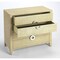 Homeroots 34" Beige Manufactured Wood Four Drawer Chest 389804 - alternate 4