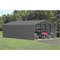 Arrow Storage Products 20 x 29 x 9 ft Charcoal Steel Carport with 3 Wall Kits CPHC202909ECL3 - alternate 3