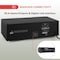 Pyle Home Digital Dual Cassette Deck Media Player Music Recording Device with RCA Cables Switchable Rack PT649D - alternate 3