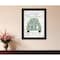 Homeroots Flower Market Hyacinths Black Framed Print Wall Art 530183 - alternate 2