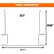 Buyers Products Galv Anti-Sail Brackets, 24IN Wide, PR 405BZPKGD - alternate 3