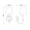 Z-Lite Claudelle 1-Light Wall Sconce, 5.75 in W x 14 in H, Matte Black + Modern Gold 4014-1S-MB-MGLD - alternate 5