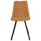 Leisuremod Markley Modern Leather Dining Chair with Metal Legs, Light Brown, 4PK MC18BR4 - alternate 3