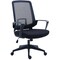 We'Re It Budg it, Edge Modern Rectangle Mesh Back Office Chair for Home or Office in Black BU-401-BLK - alternate 1