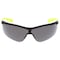 Mcr Safety Klondike (KD7), Safety Glasses, Dual Coated MAX3/MAX6, Gray Lens, Hi-Vis Lime Frame, Half Frame KD722DC - alternate 2