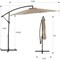Simple Deluxe 9.8ft Offset Umbrella Cantilever Patio Hanging Umbrella Outdoor Market Umbrella with Crank and Cros 3A88LGBRLAOFFSET10TANV2 - alternate 5