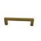 Laurey 96mm Square Pull, Aluminium- Satin Brass 88104 - alternate 1